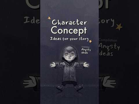 a compilation of angsty character concepts 🌧️ #writing #art #oc #originalcharacter