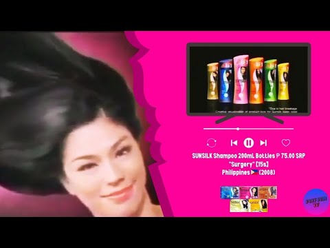 SUNSILK Shampoo 200mL Bottles ₱ 75.00 SRP "Surgery" [15s] - Philippines, 2008