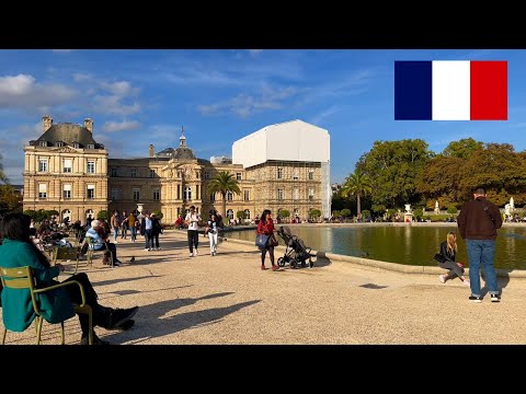 Jardin du Luxembourg em Paris (outono de 2022)