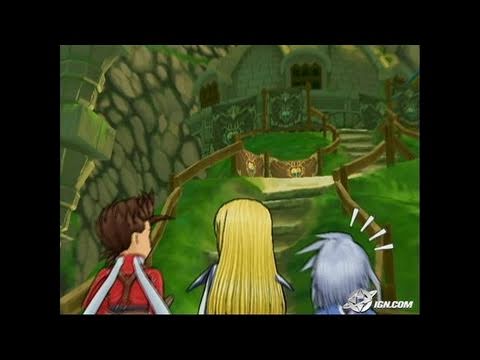 Tales of Symphonia GameCube Gameplay - Meeting a priest.