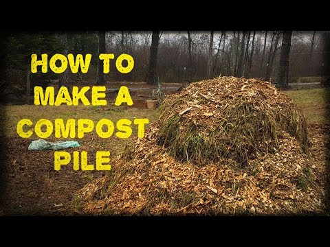 Step #1 How To Build A Compost Pile (18 Day Hot Composting Method) Video