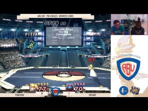 ABU 007 - Mario is Top Tier: Pinecone (Samus) Vs. Defiant (Peach) - PM Winners Semis
