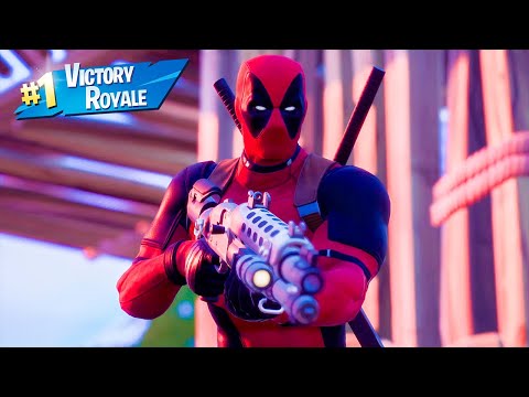 Deadpool Skin Solo Win Full Gameplay Fortnite Chapter 2 Season 2 No Commentary PS4 Console