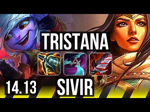 TRISTANA & Alistar vs SIVIR & Kennen (ADC) | 65% winrate, 49k DMG, 22/5/9 | VN Master | 14.13