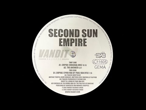 Second Sun - Empire (TPOD Mix by Paul Van Dyk) (2002)