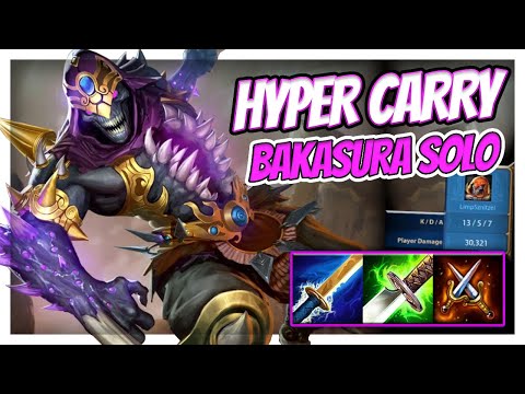 MAST BAKASURA SOLO BUILD TURNS BAKA INTO A CHAINSAW! - Smite Ranked Bakasura solo