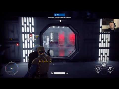 Star Wars Battlefront II Launch MP pt1 - 1st Galactic Assault: Death Star 2!