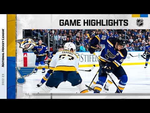 Predators @ Blues 12/12 | NHL Highlights 2022