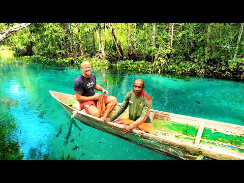 INDO TALES - EPISODE 36 Beautiful jungle river, frying fish and catching bats..