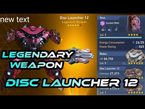 MECH ARENA || LEGENDARY WEAPON || DISC LAUNCHER 12 OPEN || AND MAKE SECOND COPY || 🤩😎