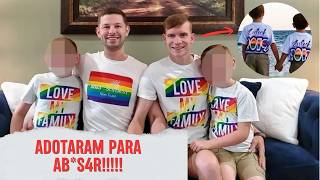 O casal homossexual que adotou dois irmãos apenas para ab*$∆r deles