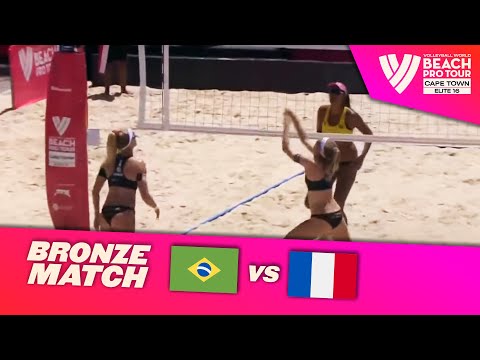 Duda / Ana Patrícia vs. Placette / Richard - Bronze Match Highlights Cape Town 2022 #BeachProTour