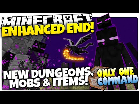 INSANE Minecraft End Update! CRAZY Mobs, Dungeon, & Items! 😱