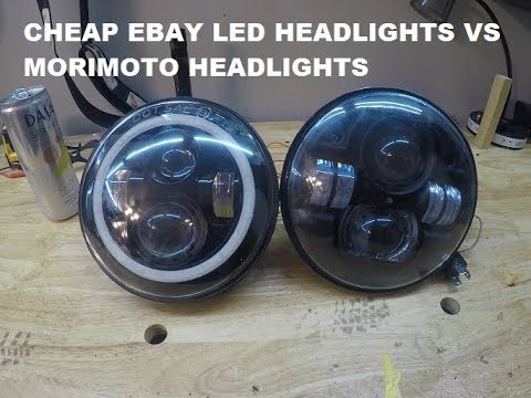 $56 dollar Ebay LED headlights vs $$$ morimoto sealed7 1.0 led headlights