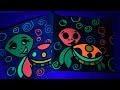 Fluorescent Sea Turtle Painting Part 1!