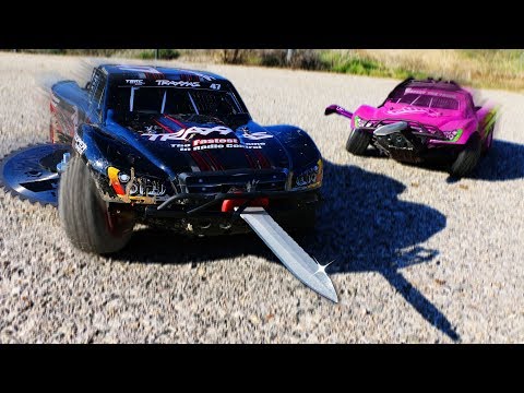 We Built Weapons on RC Cars & Battled in a DEMOLITION DERBY!! Video