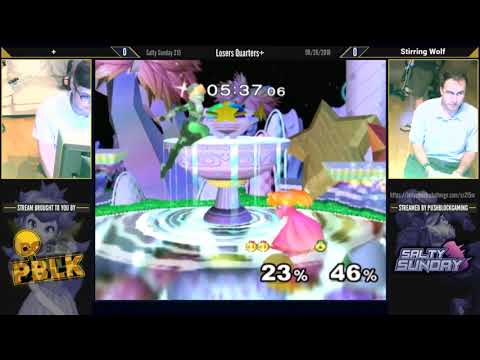 SS 215 [Melee] - + (Peach) vs Stirring Wolf (Sheik) - Losers Quarters+