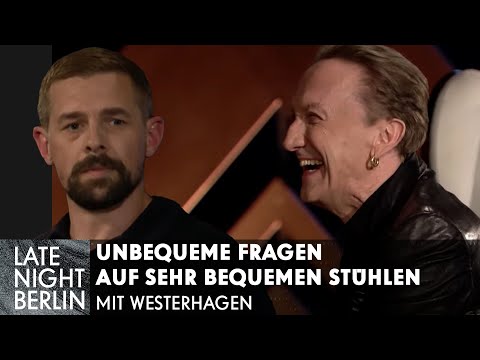 Unbequeme Fragen auf sehr bequemen Stühlen mit Westernhagen | Late Night Berlin | ProSieben