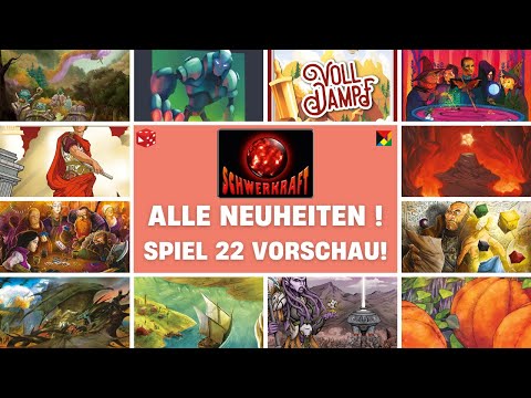 Schwerkraft Brettspiel Neuheiten • Vorschau zur SPIEL 2022 in Essen
