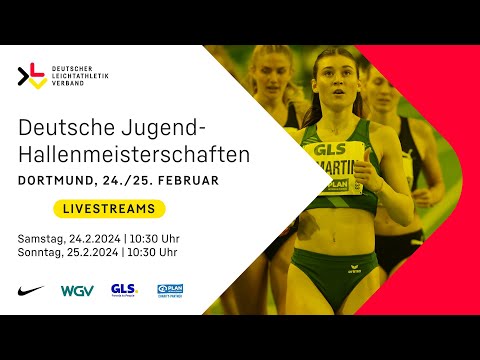 Livestream Jugend-Hallen-DM 2024 Dortmund | Sonntag