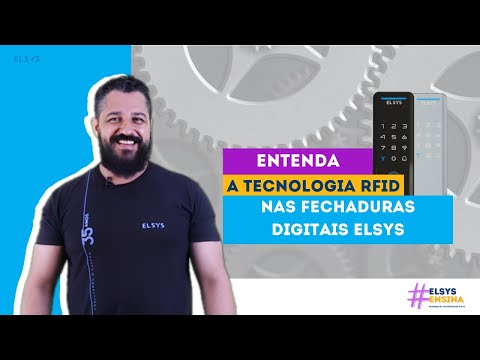 Part of a video titled Entenda a Tecnologia RFID das TAGs para Fechaduras Digitais - YouTube