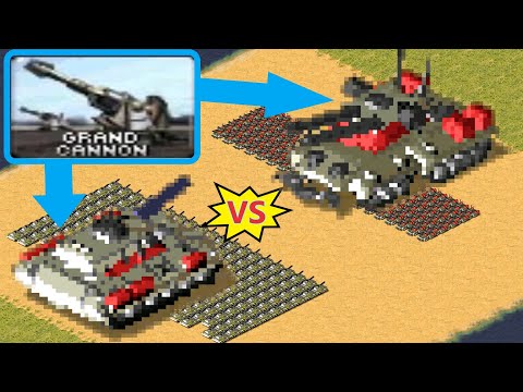 Grand Cannon Weapons - Rhino vs Apocalypse - Red Alert 2
