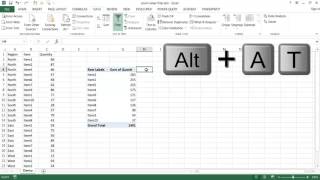 Turn on Filtering for the Values Area of a Pivot Table