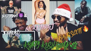Farruko, Nicki Minaj, Travis Scott - Krippy Kush (Remix) ft. Bad Bunny, Rvssian | FVO Reaction