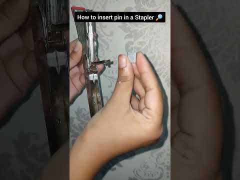 How to insert pin in a Stapler 🔎 #trending #viral