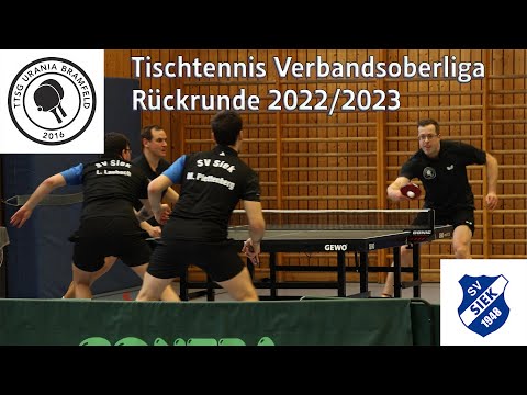 TTSG Urania Bramfeld vs SV Siek  TT-Verbandsoberliga Rückrunde 2022/2023