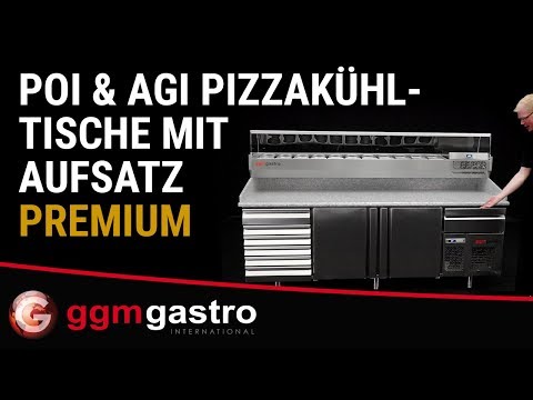 Холодильный стол для пиццы GGM POI238#AGI234, фото №1, интернет-магазин пищевого оборудования Систем4