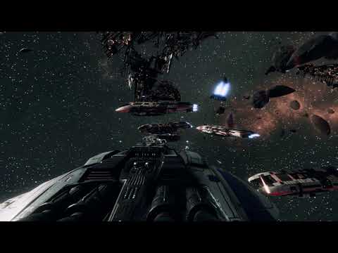 Seven Colonial Carriers vs. Six Cylon Basestars (2020.04.28 Battlestar Galactica Deadlock AutoCam)