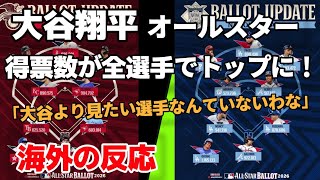 う【海外の反応】大谷翔平のオールスター得票数が全選手でトップに！