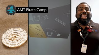 Resin Printed Pirate Coins and Laser Cut Treasure Maps - AMT Pirate Camp
