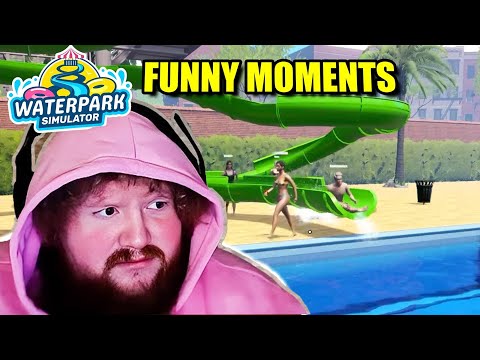 Best of CaseOh Waterpark Simulator! (FUNNY MOMENTS) #10
