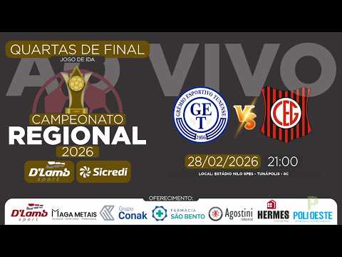 QUARTAS - Grêmio Tunense x Guarani - REGIONAL