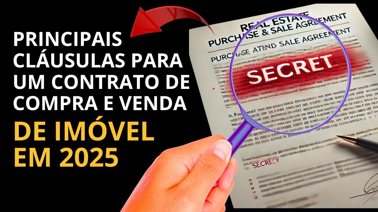 QUAIS CLÁUSULAS PRECISA CONTER EM UM CONTRATO DE COMPRA E VENDA DE IMÓVEL?