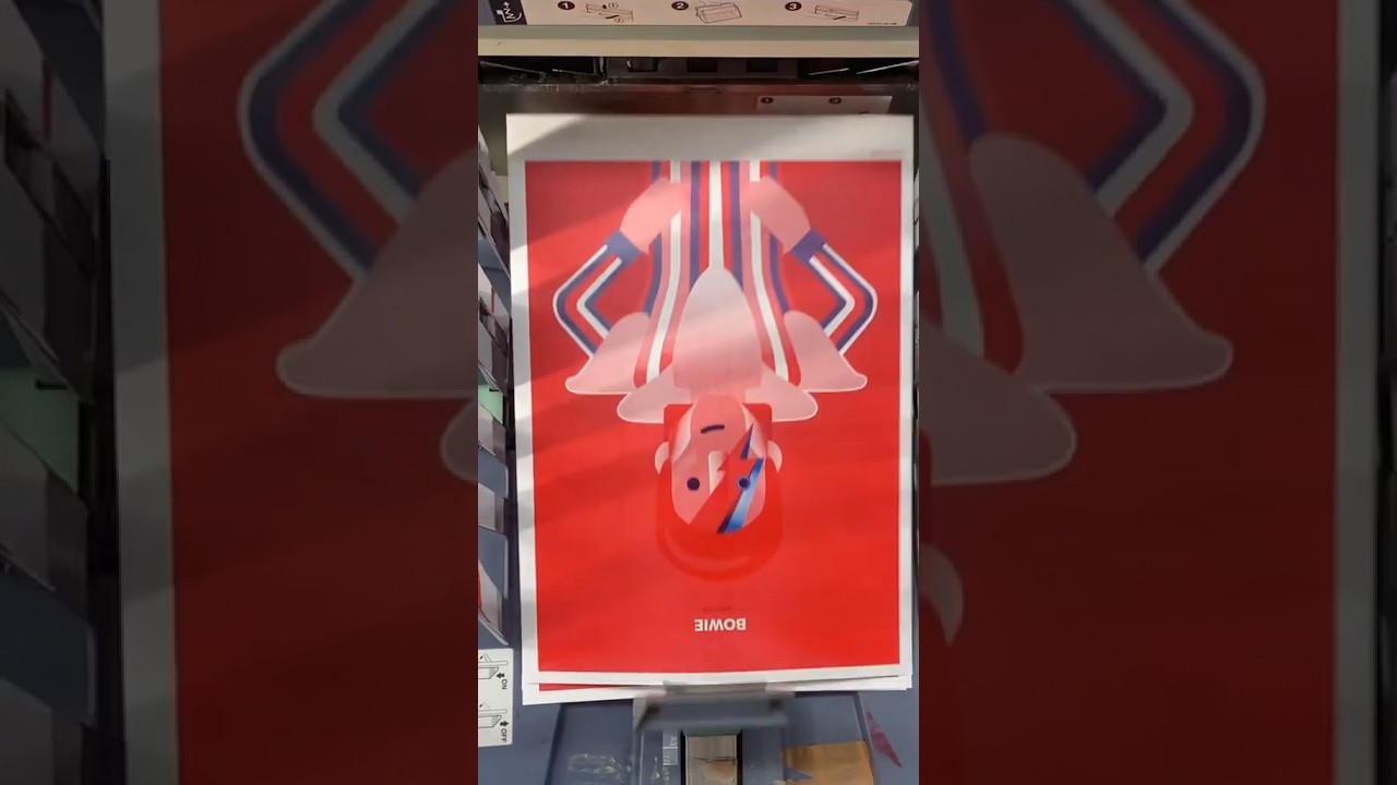 Riso Art Prints. David Bowie, The Beatles & Sherlock Holmes #art #design #printing