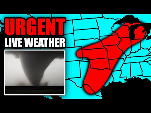 ????LIVE - Tornado Outbreak Coverage With Storm Chasers On The Ground - Live Weather Channel...