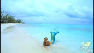 Tropical Island Beach Swim with Mermaid Linden in 