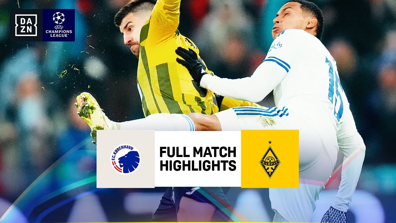 Copenhaegn vs. FC Kairat | UEFA Champions League Highlights | Matchday 5 | 2025-2026