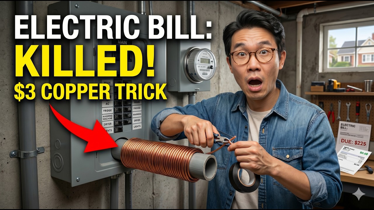 This $3 Copper Trick KILLS Your Electric Bill FOREVER — Why Did Power Monopolies Bury This in 1887?
