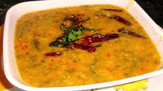 Easy and quick palak dal recipe in cooker|పాలకూర పప్పు కుక్కర్ లో easyగా చేసుకోవచ్చు