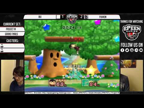 Smash @ TTH - Aki (Ness) Vs. Pikmon (Mr. G&W) - Project M (Grand Finals + Reset)