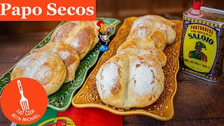 Papos Secos | Portuguese Bread Rolls Recipe in English