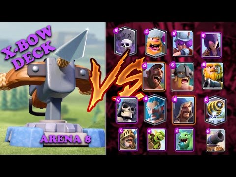 X-Bow Reborn 3.3 ELIXIR WINNING DECK CLASH ROYALE