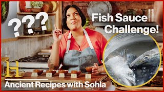 Sohla's Fish Sauce Taste Test Challenge (Bonus Scene) | Ancient Recipes with Sohla | History