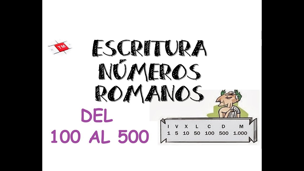 números romanos 100 al 500