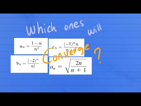 Easy way to determine if a Sequence Converges or Diverges | Take the limit...