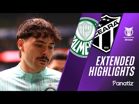 Palmeiras vs Ceara 2-1 | Game Highlights | #Brasileirao2025